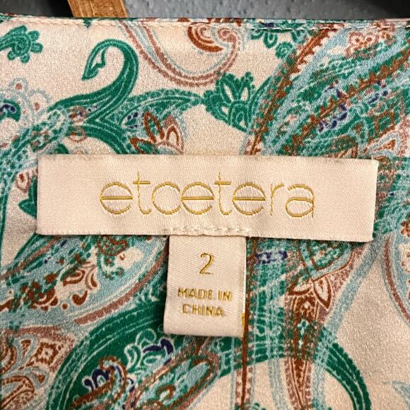 Etcetera Silk Blend Blouse - Picture 2 of 3